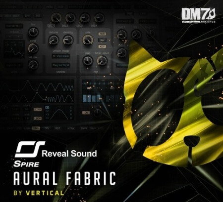 Dm7 Records Reveal Sound Spire - Aural Fabric by Vertical Synth Presets